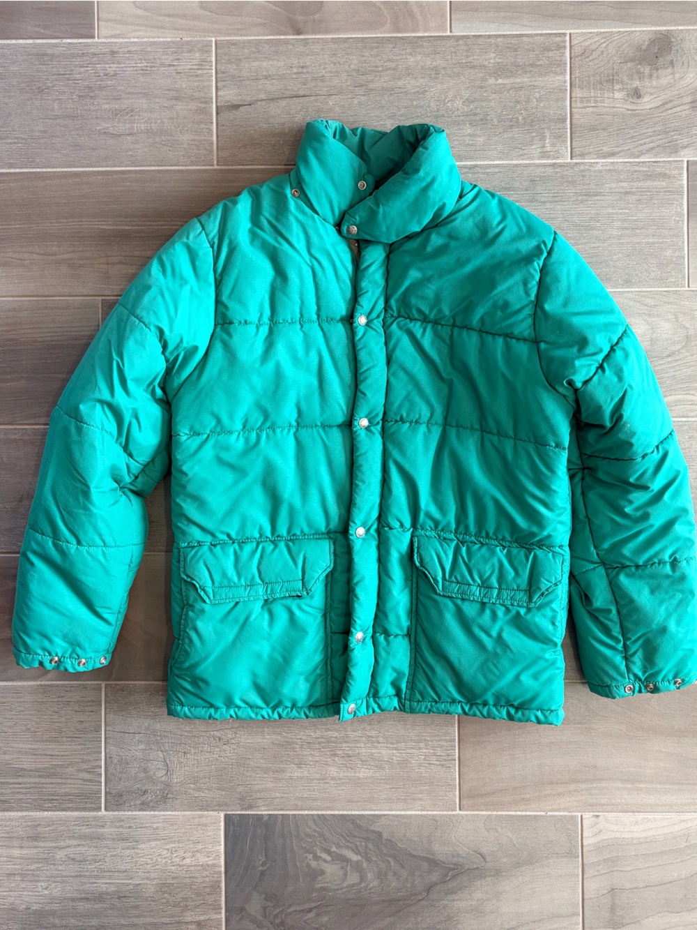Vintage The North Face Green Puffer Jacket